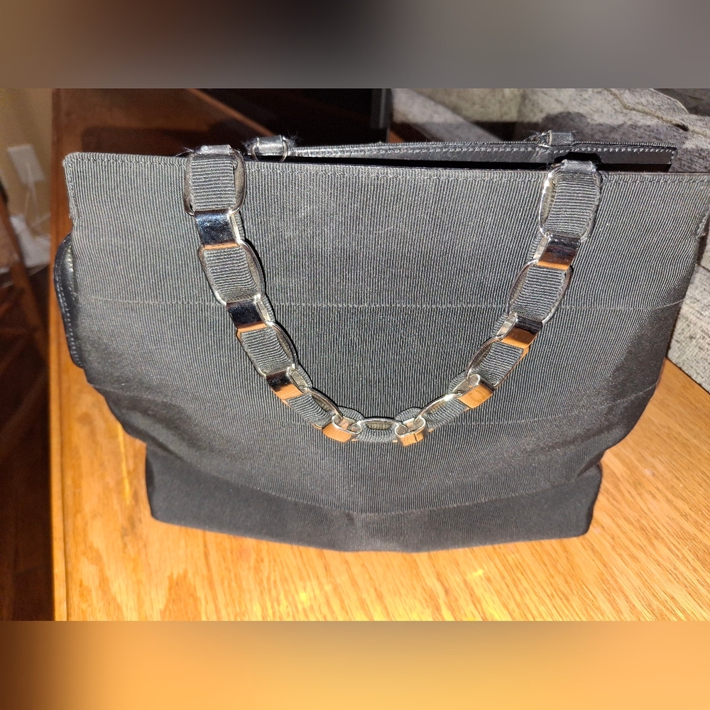 Salvatore Ferragamo Black Fabric Interior
